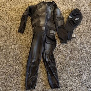 Kids Black Superhero Costume